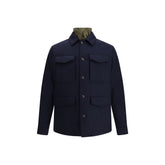 Valstar Blue Fleece Wool Coat